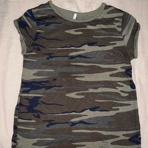 Womens Z Supply Camo Tee